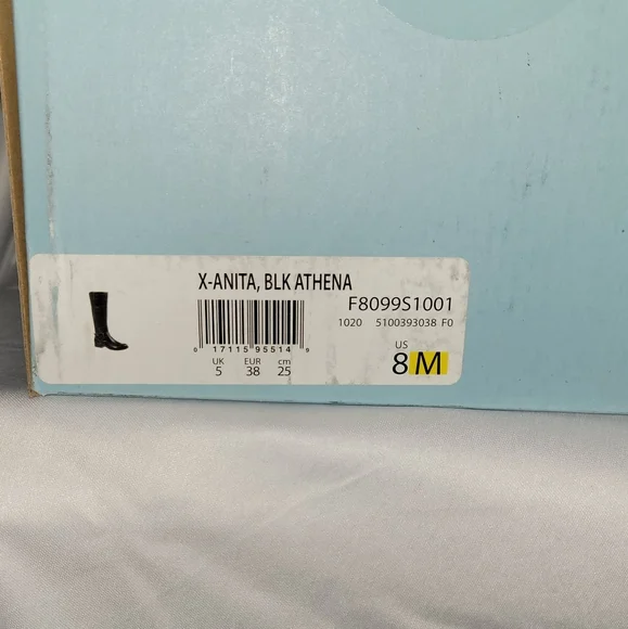 Life Stride X-Anita Tall Shaft Riding Boots Size 8M Black Athena manmade New - Picture 11 of 13